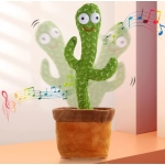 Dancing Cactus Repeat Talking Toy Electronic Plush Toys Can Sing Record Lighten USB Early Education Funny Gift Interactive Bled